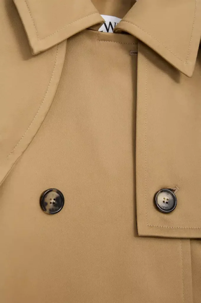 Cape jacket in cotton Beige Cape jacket in cotton Beige
