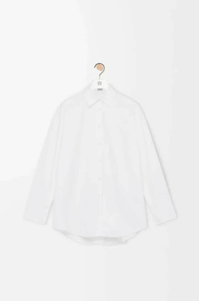 Cape shirt in cotton White