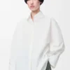 Cape shirt in cotton White