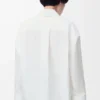 Cape shirt in cotton White