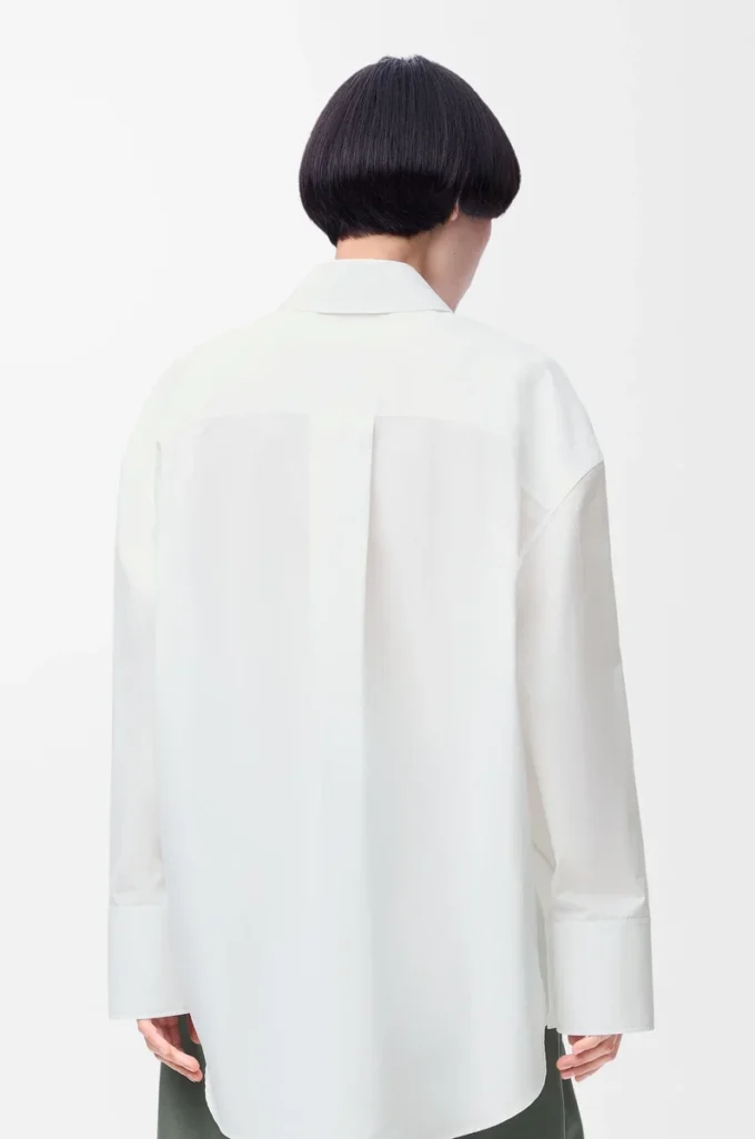 Cape shirt in cotton White
