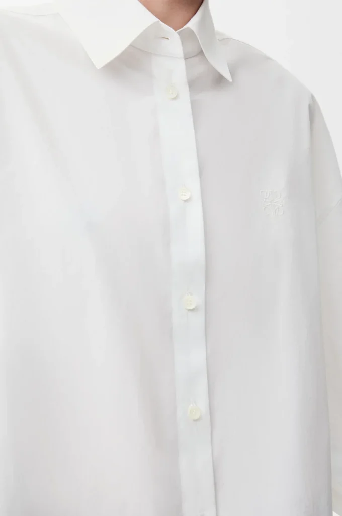 Cape shirt in cotton White