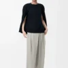 Cape sweatshirt in cotton blend Midnight Blue