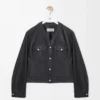 Cardigan in nappa lambskin Black Cardigan in nappa lambskin Black