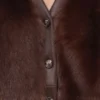 Cardigan in shearling Brown Cardigan in shearling Brown