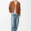 Cardigan in shearling Toffee Cardigan in shearling Toffee