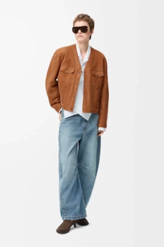 Cardigan in shearling Toffee