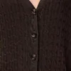 Cardigan in viscose Dark Brown Cardigan in viscose Dark Brown
