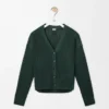 Cardigan in viscose Dark Green Cardigan in viscose Dark Green