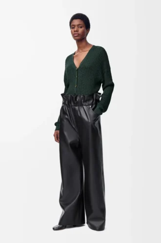 Cardigan in viscose Dark Green