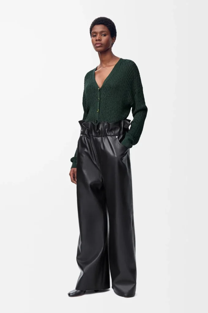 Cardigan in viscose Dark Green Cardigan in viscose Dark Green
