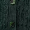 Cardigan in viscose Dark Green Cardigan in viscose Dark Green