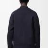 Cardigan in wool and cashmere Navy/Grey Cardigan in wool and cashmere Navy/Grey
