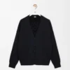 Cardigan in wool blend Black Cardigan in wool blend Black