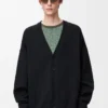 Cardigan in wool blend Black Cardigan in wool blend Black