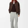 Cardigan in wool Brown/Orange Cardigan in wool Brown/Orange