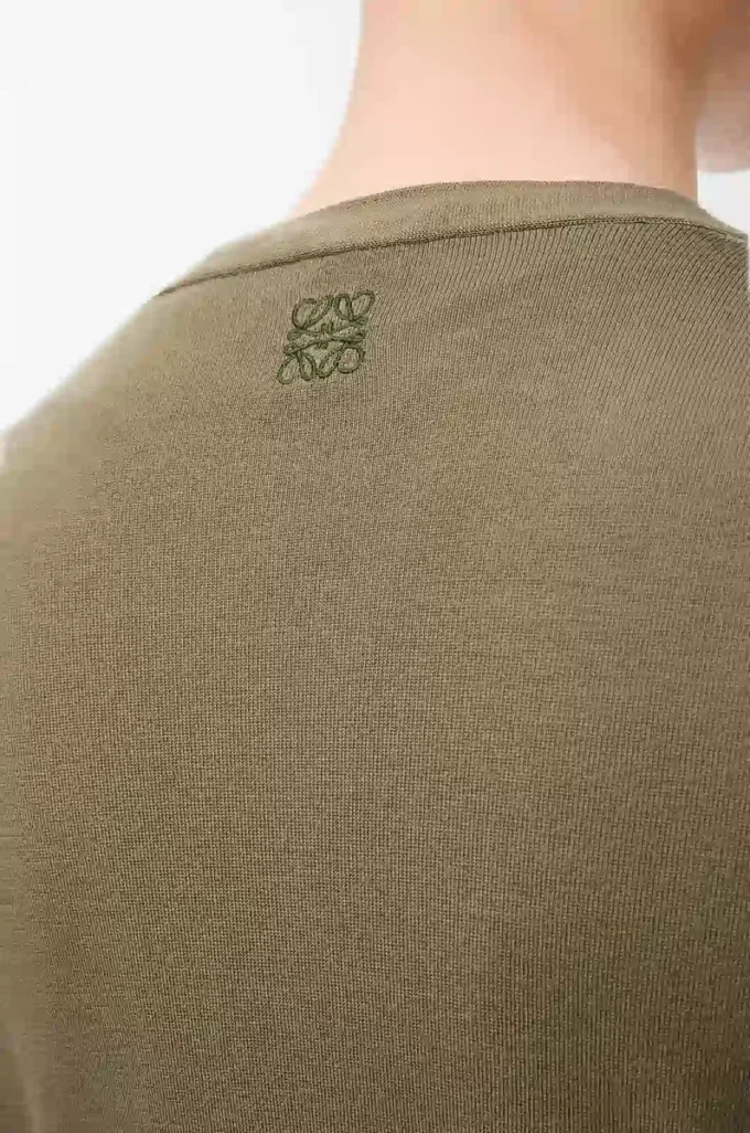 Cardigan in wool Green/Khaki Green