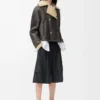 Cargo shorts in wool Dark Grey Cargo shorts in wool Dark Grey