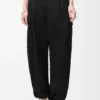 Cargo trousers in cotton and silk Black Cargo trousers in cotton and silk Black
