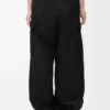 Cargo trousers in cotton and silk Black Cargo trousers in cotton and silk Black