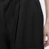 Cargo trousers in cotton and silk Black Cargo trousers in cotton and silk Black