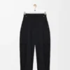 Cargo trousers in wool Black Cargo trousers in wool Black