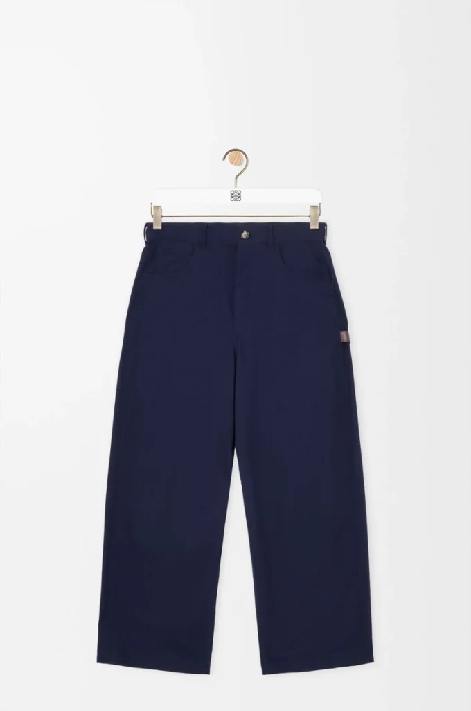 Carpenter trousers in cotton Navy Blue Carpenter trousers in cotton Navy Blue