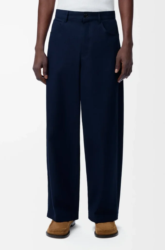 Carpenter trousers in cotton Navy Blue Carpenter trousers in cotton Navy Blue
