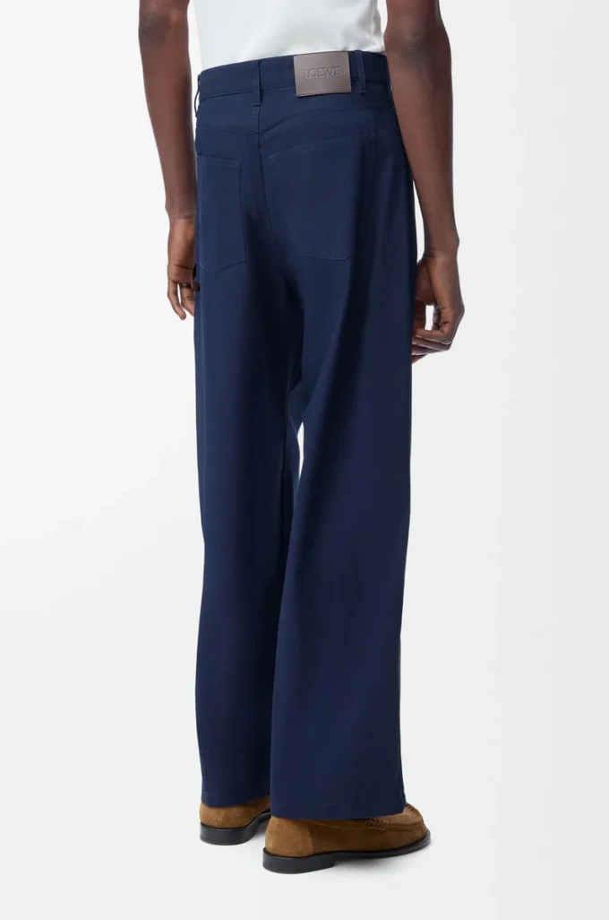 Carpenter trousers in cotton Navy Blue Carpenter trousers in cotton Navy Blue