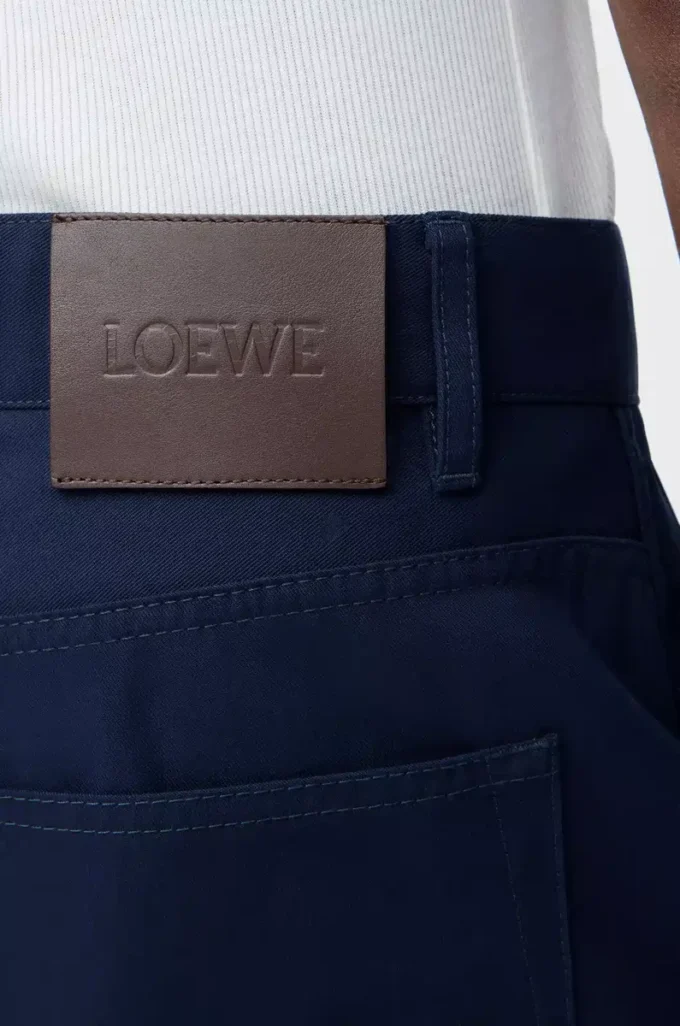 Carpenter trousers in cotton Navy Blue Carpenter trousers in cotton Navy Blue