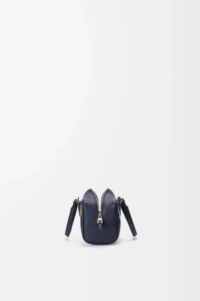 Cats Amazona 23 cropped bag in embroidered denim Blue Cats Amazona 23 cropped bag in embroidered denim Blue