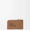 Cats coin cardholder in classic calfskin Mocha