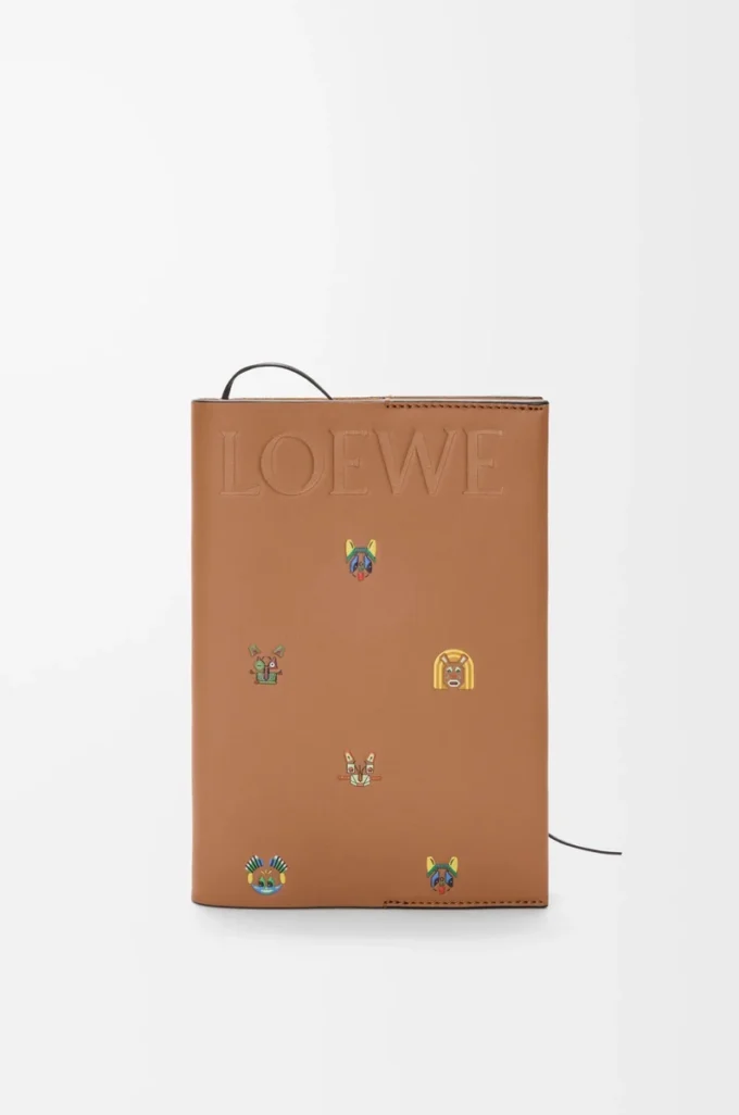Cats notebook in calfskin Mocha Cats notebook in calfskin Mocha