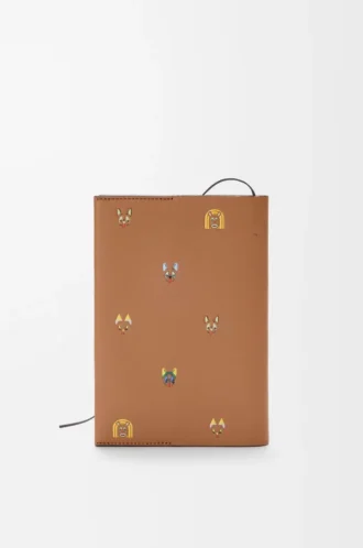 Cats notebook in calfskin Mocha