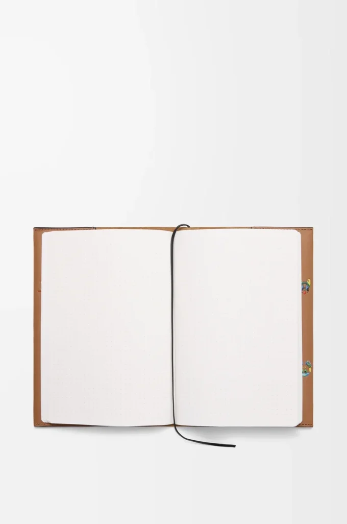 Cats notebook in calfskin Mocha Cats notebook in calfskin Mocha