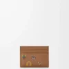 Cats plain cardholder in classic calfskin Mocha Cats plain cardholder in classic calfskin Mocha