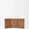 Cats trifold wallet in classic calfskin Mocha Cats trifold wallet in classic calfskin Mocha