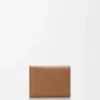 Cats trifold wallet in classic calfskin Mocha Cats trifold wallet in classic calfskin Mocha