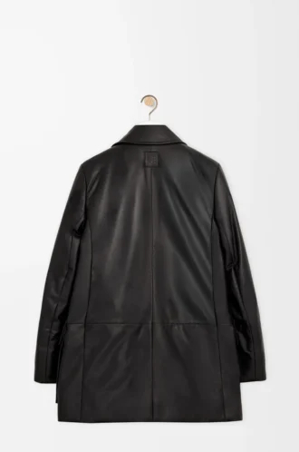 Coat in nappa lambskin Black