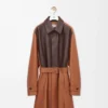 Coat in nappa lambskin Tan Coat in nappa lambskin Tan