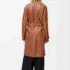 Coat in nappa lambskin Tan Coat in nappa lambskin Tan