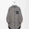 Coat in wool and cashmere Beige/Grey Coat in wool and cashmere Beige/Grey
