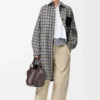 Coat in wool and cashmere Beige/Grey Coat in wool and cashmere Beige/Grey