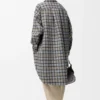 Coat in wool and cashmere Beige/Grey Coat in wool and cashmere Beige/Grey
