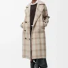 Coat in wool and cashmere blend Beige Coat in wool and cashmere blend Beige