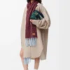 Coat in wool and cashmere Sandstone/White Coat in wool and cashmere Sandstone/White