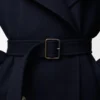 Coat in wool blend Navy Blue