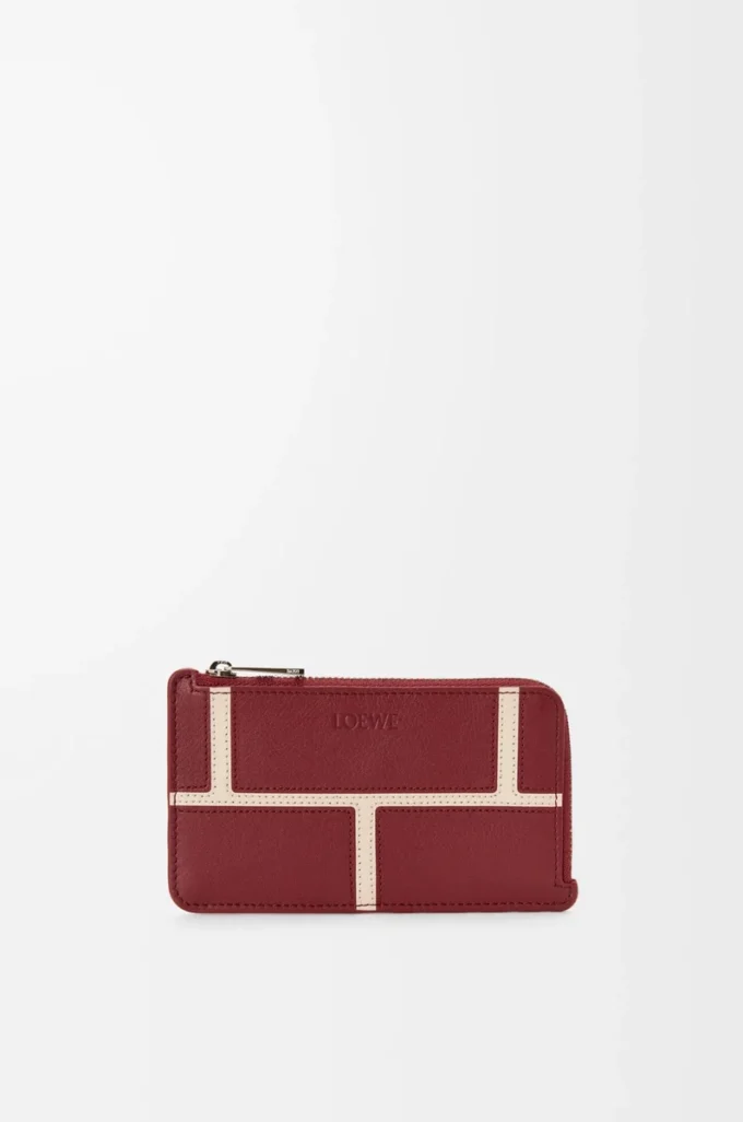 Coin cardholder in classic calfskin Burnt Red Coin cardholder in classic calfskin Burnt Red