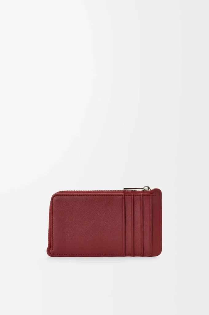 Coin cardholder in classic calfskin Burnt Red Coin cardholder in classic calfskin Burnt Red