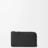 Coin cardholder in satin calfskin Black Coin cardholder in satin calfskin Black